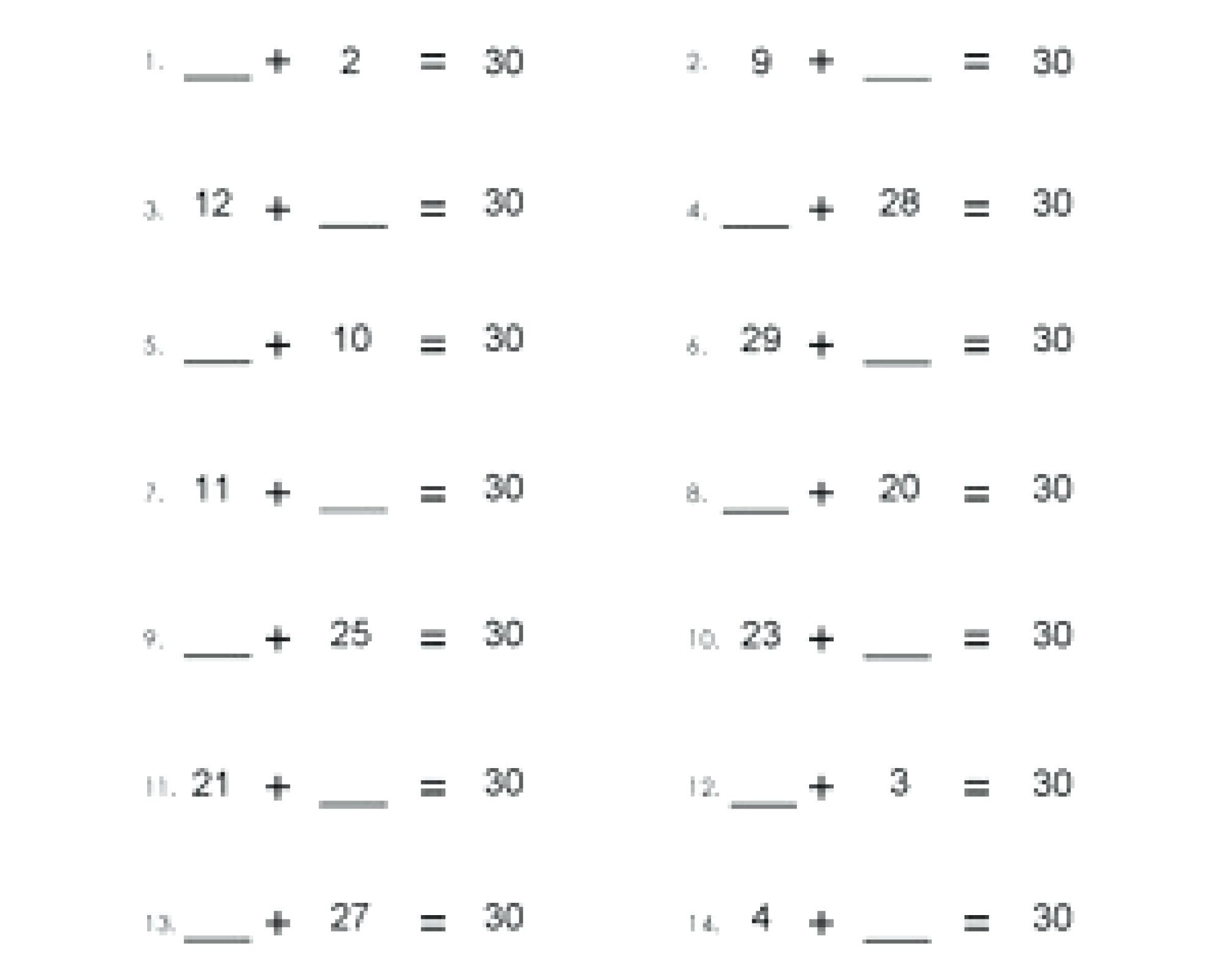 Printable First Grade Math Worksheets To Free Download - Math - Free Printable First Grade Math Worksheets