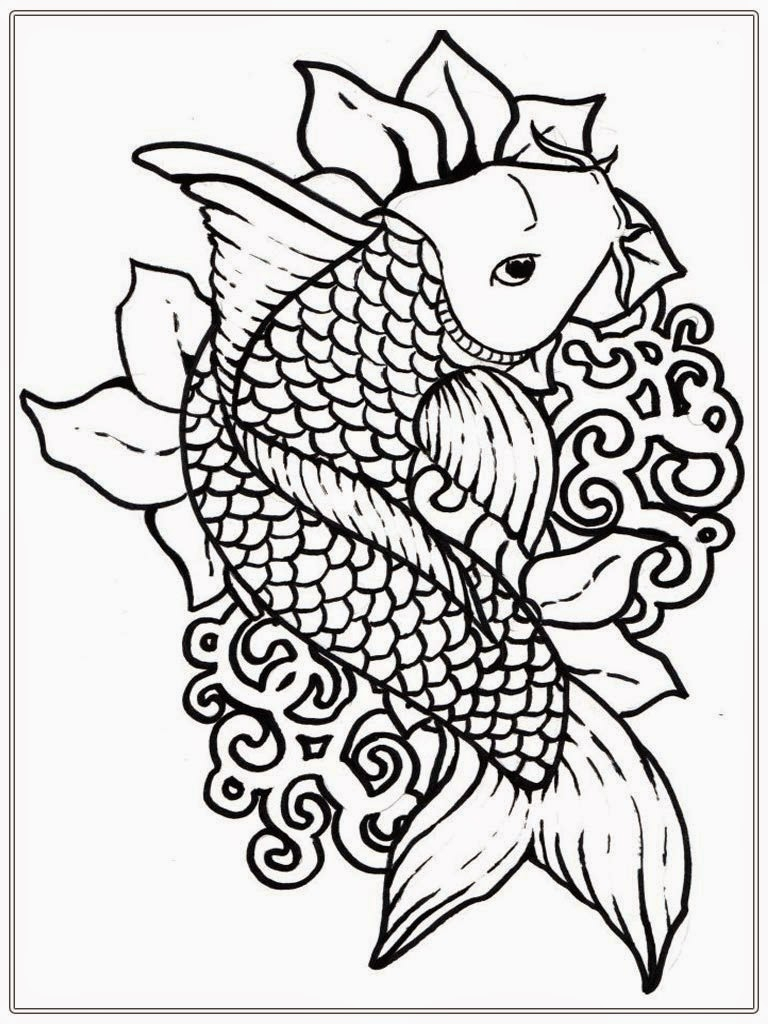 Printable Fish Coloring Pages For Adults - Uu99 Coloring Book - Free Printable Fish Coloring Pages