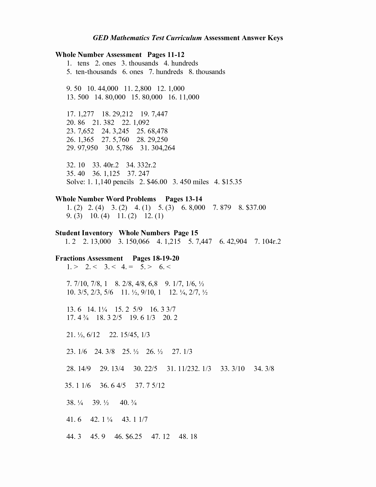Printable Ged Practice Test – Basecampjonkoping.se - Ged Math Practice Test Free Printable