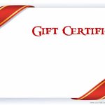 Printable Gift Certificate Templates   Free Printable Christmas Gift Voucher Templates