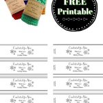 Printable: Holiday Crocheted For You Template | Dishcloth   Free Printable Dishcloth Wrappers