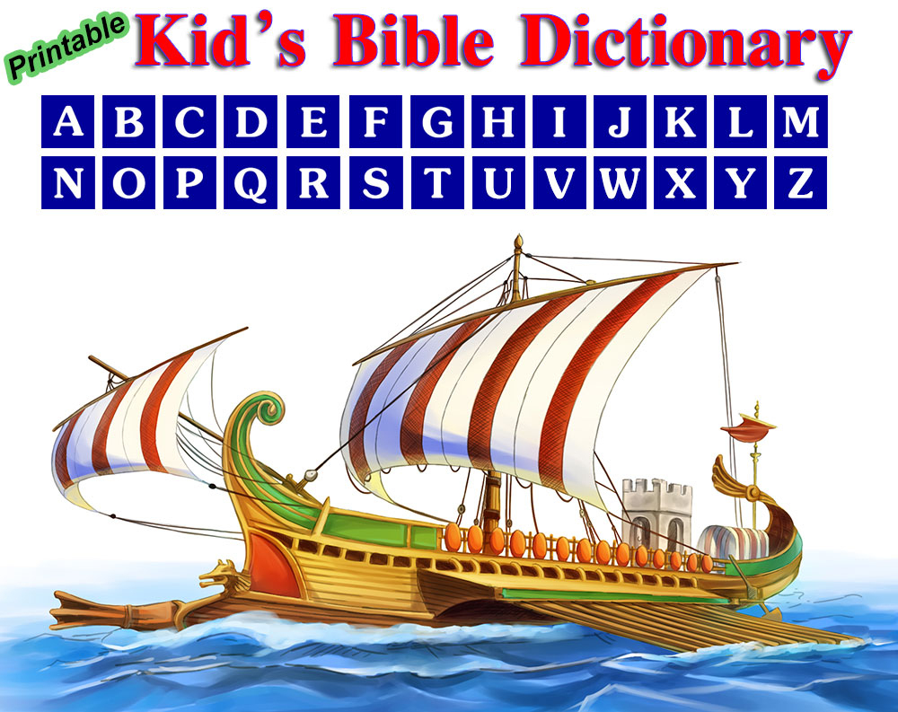 Printable Kids Bible Dictionary - Free Printable Picture Dictionary For Kids