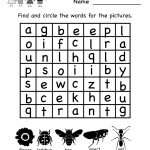 Printable Kindergarten Worksheets |  English Worksheet   Free   Free Printable Ela Worksheets