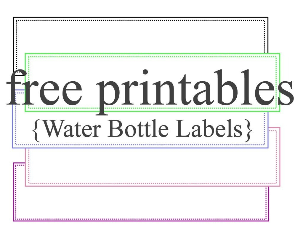 Printable Labels For Water Bottles Free | Bestprintable231118 - Free Printable Labels For Bottles