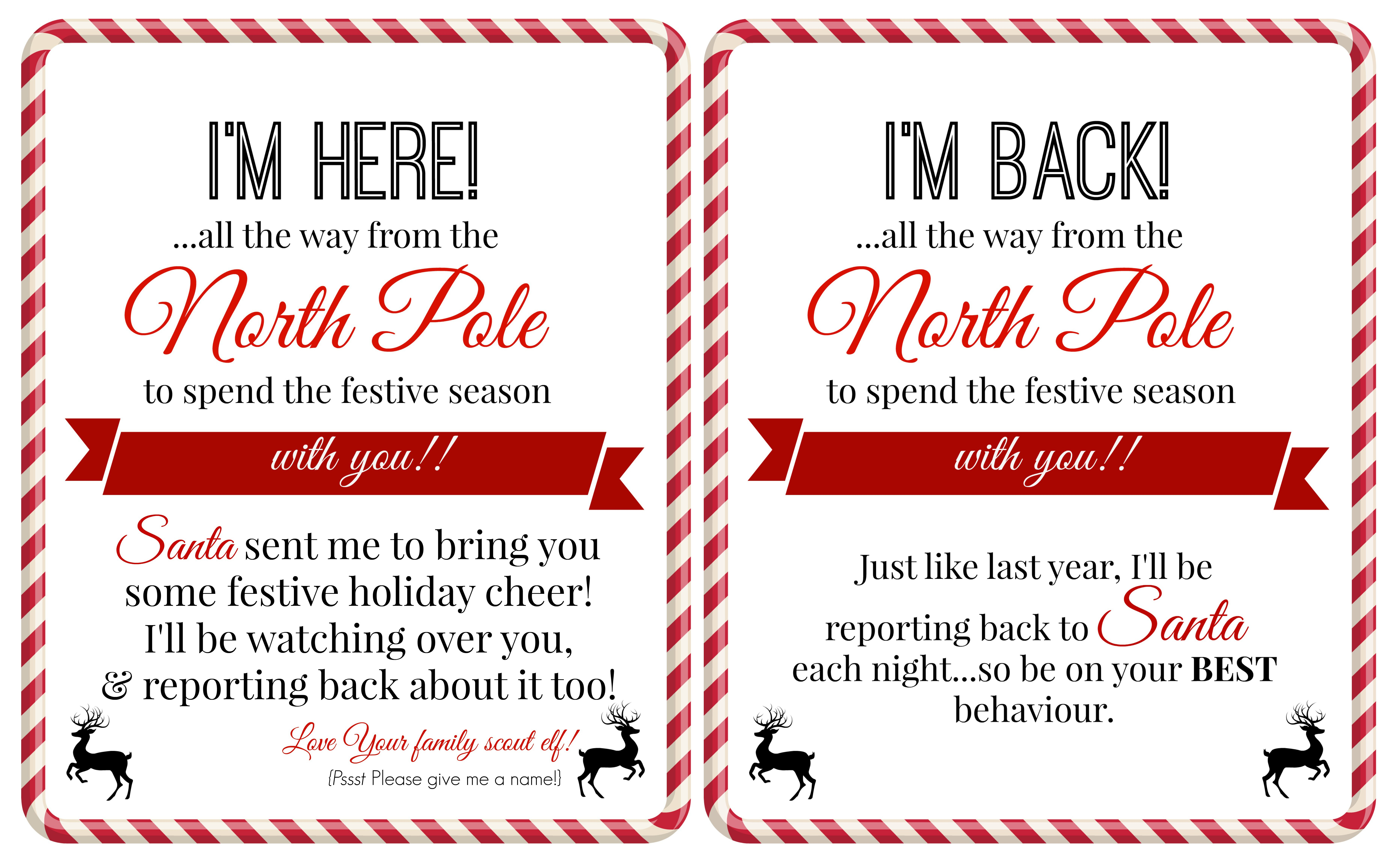 Printable Letter From Santa About Elf On The Shelf New Free Elf On A - Free Printable Elf On The Shelf Letter