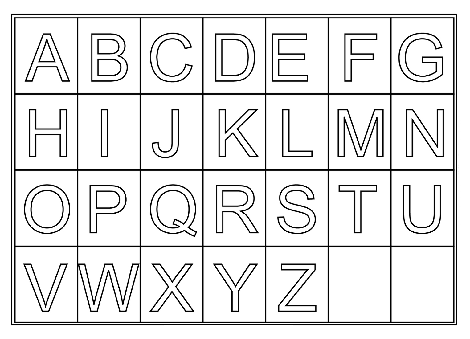 Printable Letters A-Z - Beepmunk - Free Printable Letters Az