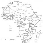 Printable Map Of Africa | Africa, Printable Map With Country Borders   Free Printable Worksheets On Africa