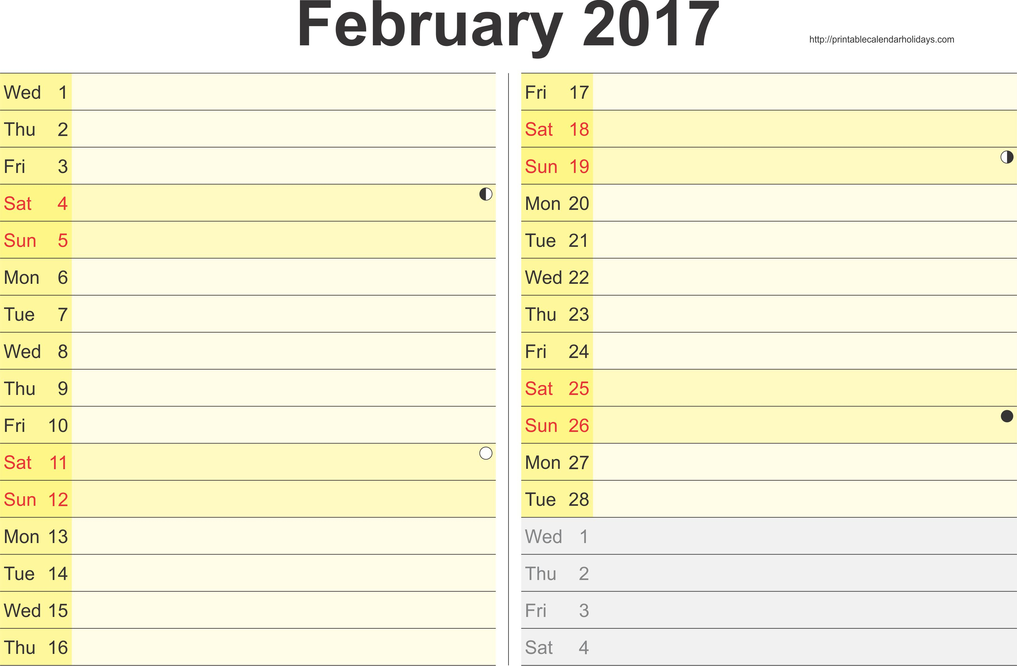 Printable Monthly Planner Template 2017 ( 12 Months) - Printable - Free Printable Organizer 2017