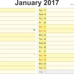 Printable Monthly Planner Template 2017 ( 12 Months)   Printable   Free Printable Planner 2017