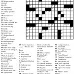 Printable Newspaper Crossword Puzzles For Free   Printable 360 Degree   Printable Newspaper Crossword Puzzles For Free