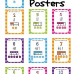 Printable Numbers Poster | Download Them And Try To Solve   Free Printable Number Posters