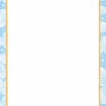 Printable Paper With Baby Borders | Free Printable Baby Stationery   Free Printable Baby Borders For Paper