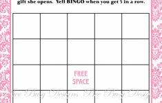 Printable Pink Damask Baby Shower Bingo Game Instant Download | Bee – Free Printable Baby Shower Bingo Cards