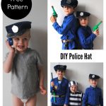 Printable Police Hat Sewing Pattern   Beatnik Kids   Free Printable Police Hat