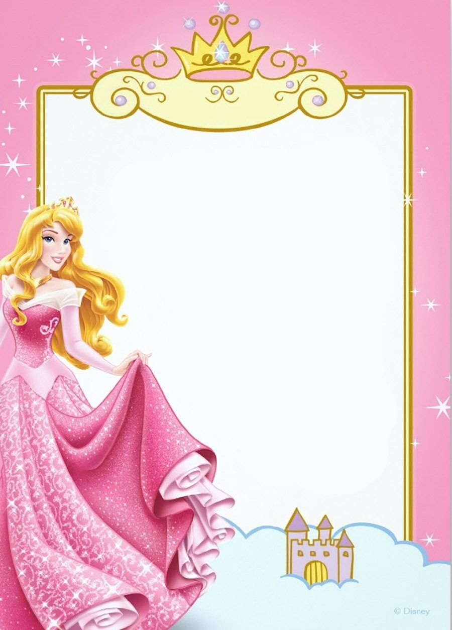 Printable Princess Invitation Card | Scrapbooking | Pinterest - Free Printable Princess Invitation Cards