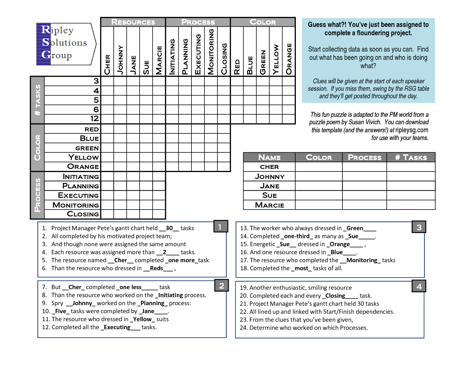 Printable Puzzles For Adults | Logic Puzzle Template - Pdf | Puzzles - Free Printable Puzzles