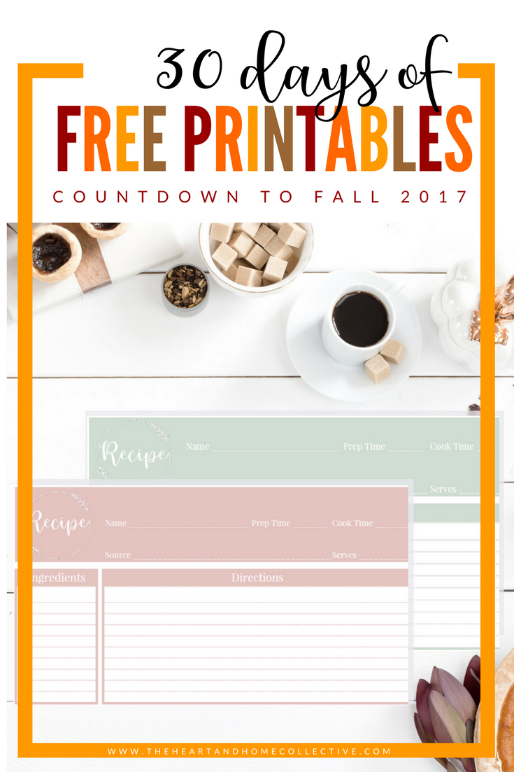 Printable Recipe Cards | Recipe Cards Pdf | Free Printable | Free - Free Printable Cookbooks Pdf