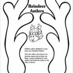 Printable Reindeer Antlers Pattern. Use The Pattern For Crafts   Reindeer Antlers Template Free Printable