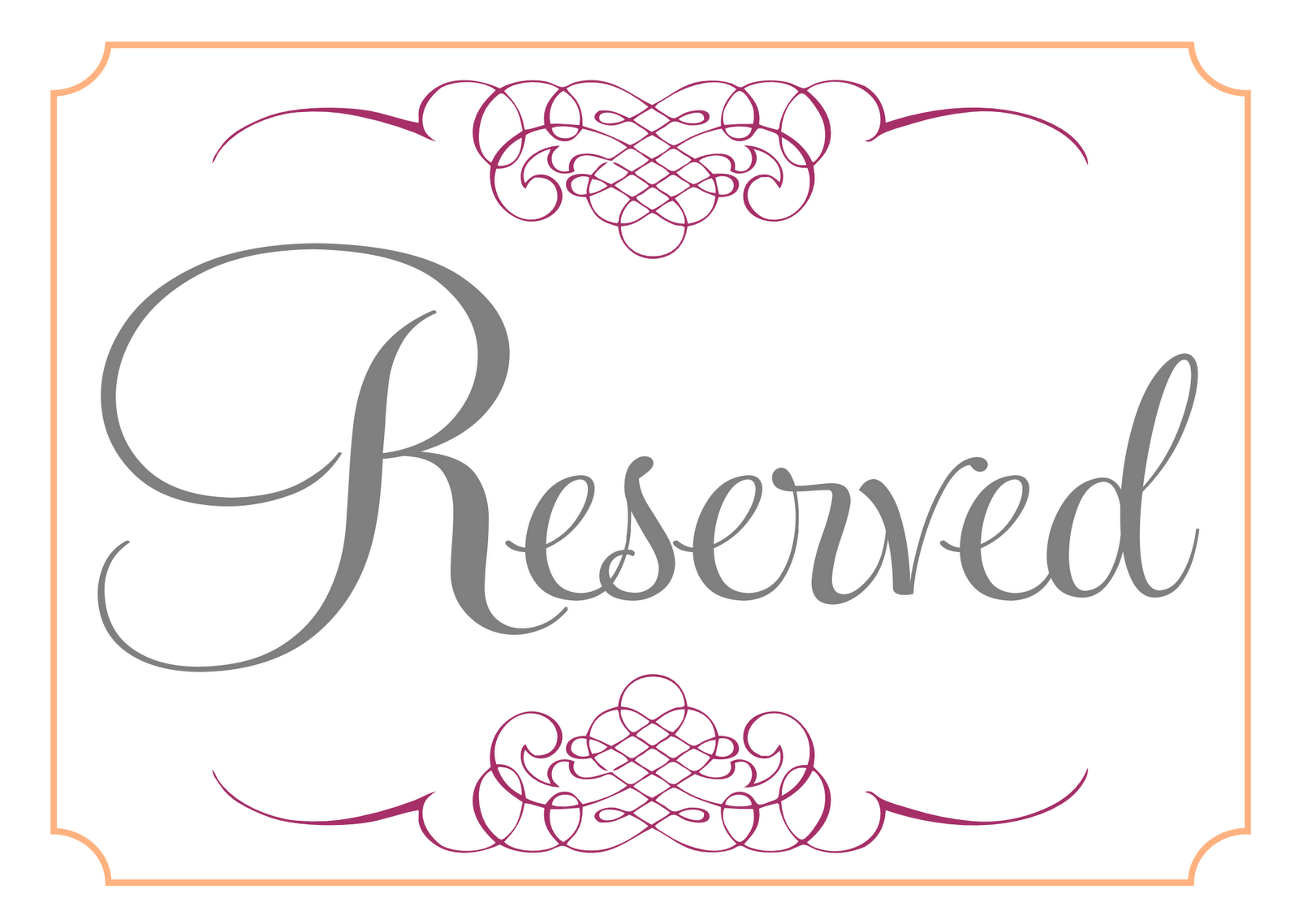 Reserved Signs Printable Printable Word Searches