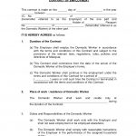 Printable Sample Employment Contract Sample Form #3755500607 – Free   Free Printable Employment Contracts
