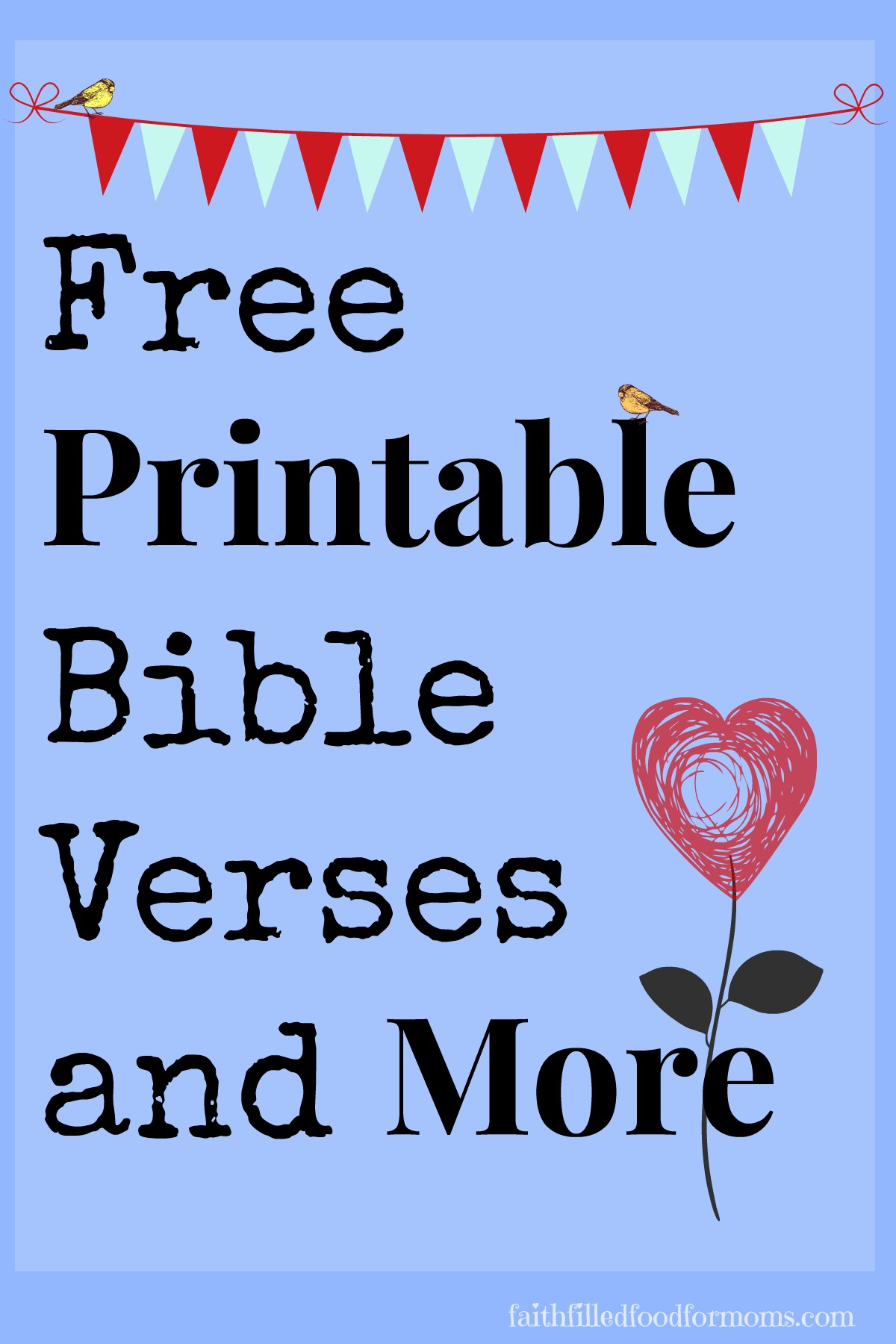 Printable Scripture Bible Verses • Faith Filled Food For Moms - Free Printable Bible Verses For Children