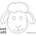 Printable Sheep Mask Template | Art   Free Printable Sheep Mask
