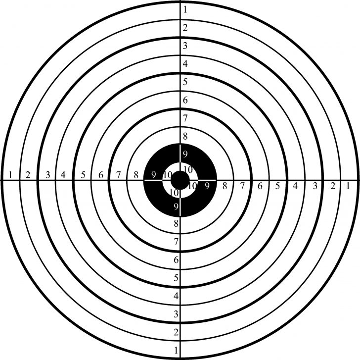 printable shooting targets for pistol rifle airgun
