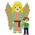 Printable Small Free Patterns Angels Cross Stitch   Free Printable Cross Stitch Patterns Angels