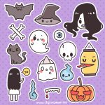 Printable Spooky Kawaii Stickers For Halloween! | Kawaii Japan Lover Me   Free Printable Kawaii Stickers
