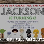 Printable Star Wars Birthday Invitations | Hunecompany   Star Wars Invitations Free Printable