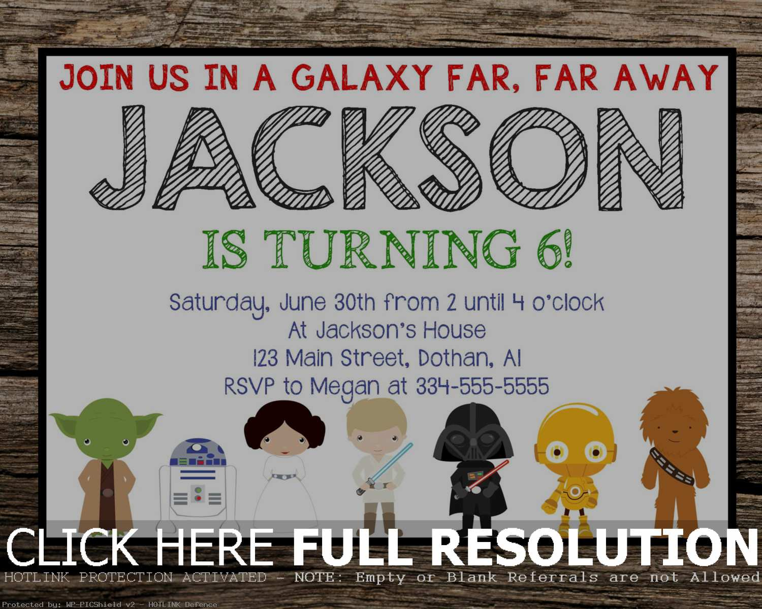 Printable Star Wars Birthday Invitations | Hunecompany - Star Wars Invitations Free Printable