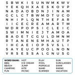Printable Summer Word Search For Kids!   Kipp Brothers   Free Printable Summer Puzzles