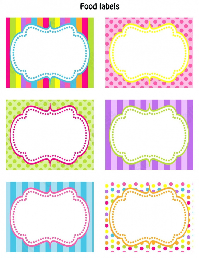 Printable Templates Candy Buffet Labels Template Food Sign Inside - Free Printable Buffet Food Labels