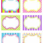 Printable Templates Candy Buffet Labels Template Food Sign Inside   Free Printable Food Tags For Buffet