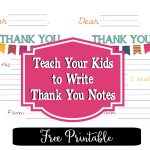Printable Thank You Notes That Will Make Your Kids Feel Like Rockstars   Free Printable Thank You