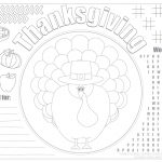 Printable Thanksgiving Placemats For Kids   Free | Live Craft Eat   Free Printable Thanksgiving Coloring Placemats