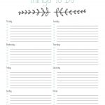Printable "to Do" List | Do It Organization | Homework Planner   Weekly To Do List Free Printable