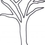 Printable Tree Trunk | Here Is The Tree Outline If Anyone Wants To   Free Printable Tree Template