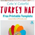 Printable Turkey Hats | Everyday & Holiday Kid Crafts | Pinterest   Free Printable Thanksgiving Hats
