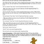 Printable Version Of The Gingerbread Man Story | Download Them Or Print   Free Printable Version Of The Gingerbread Man Story