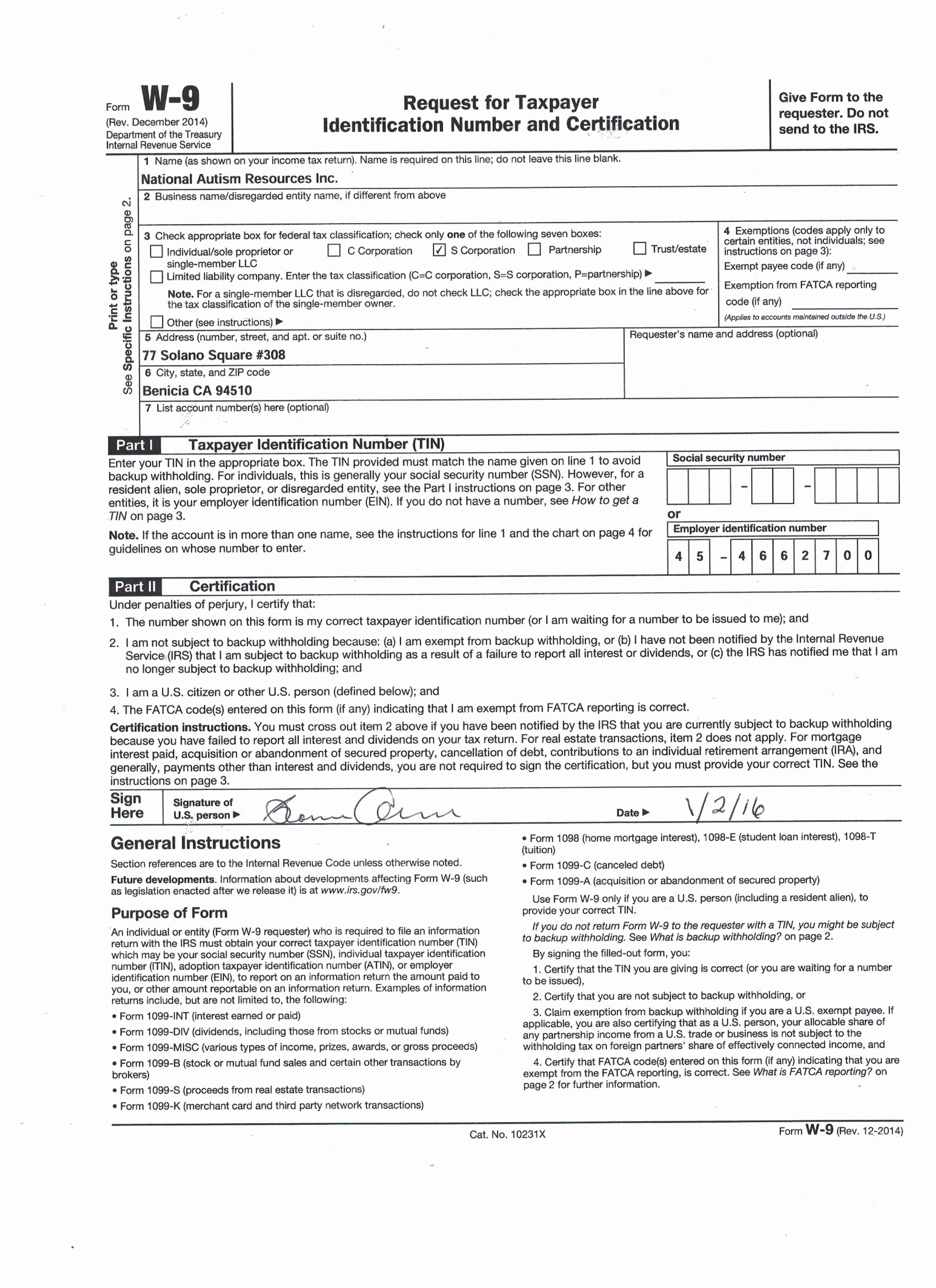 W9 Form 2019 Printable Irs W9 Tax Blank In Pdf Free Printable W9