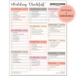 Printable Wedding Checklist   Excel Template   Savvy Spreadsheets   Free Printable Wedding Checklist
