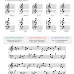 Printables & Audio For Piano Units 1 5: Lessons 1 100   Hoffman Academy   Beginner Piano Worksheets Printable Free
