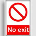 Prohibited Or No Signs Freesignage Completely Free Printable For   Free Printable No Exit Signs