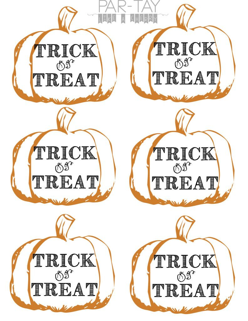 Pumpkin Tags Free Printable | Party Like A Cherry | Pinterest - Free Printable Halloween Tags