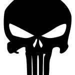 Punisher Skull Stencil | Firearms | Pinterest | Skull Stencil   Skull Stencils Free Printable