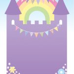 Purple Castle   Free Printable Birthday Invitation Template   Free Printable Castle Templates