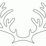 Reindeer Antlers Template Free Printable | Free Printable   Reindeer Antlers Template Free Printable
