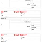 Rent Receipt Template | Free Printable Rent Receipt Format For Word   Free Printable Rent Receipt