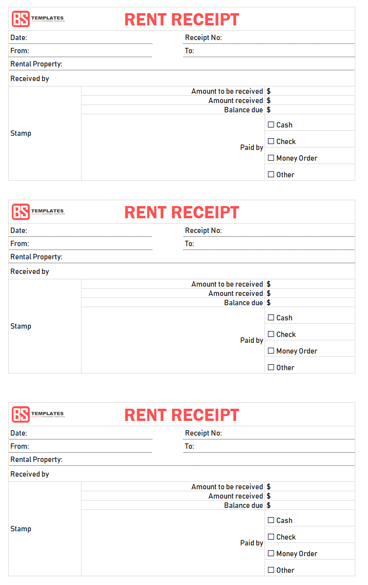 Example Of A Rent Receipt Template Helpful Free Printable Invoice Free Printable Rent Receipt 